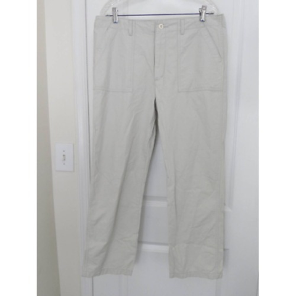 Levis Mens Chino Pants Beige Pockets Flat Front 32‎ x 29